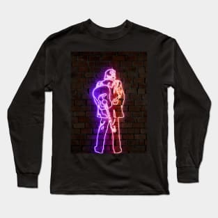 Cash neon art Long Sleeve T-Shirt